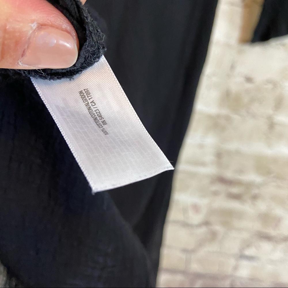 Old navy black long sleeve tunic top size medium - Picture 6 of 9